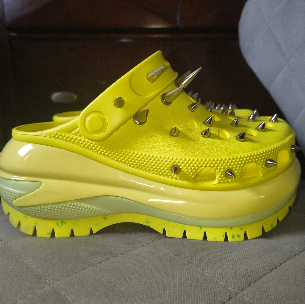 Crocs Mega Crush Platforms Customized Acidity - Picture 2 of 8
